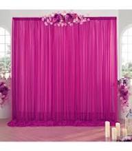 Backdrop with Stitched Swag Hot Pink (Magenta) 3mX6m