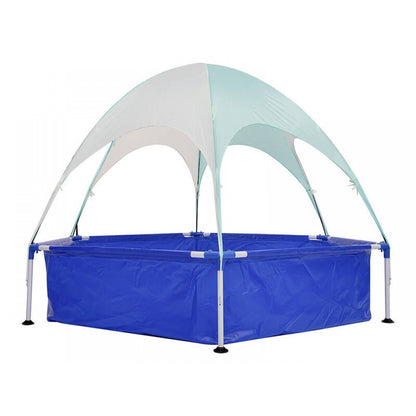 2.4m Bestway Kids Paddling Pool with Sun Shade Canopy