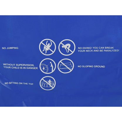 2.4m Bestway Kids Paddling Pool with Sun Shade Canopy