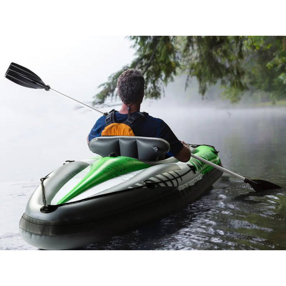 2.74m Inflatable Green Kayak Single Seater - Water Adventure Awaits