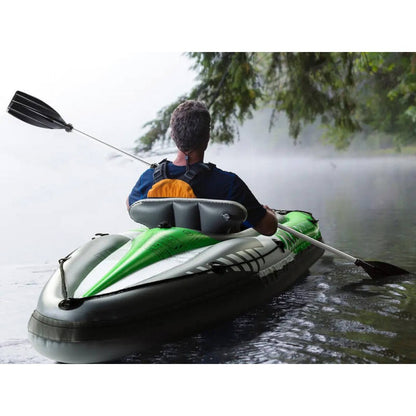 2.74m Inflatable Green Kayak Single Seater - Water Adventure Awaits