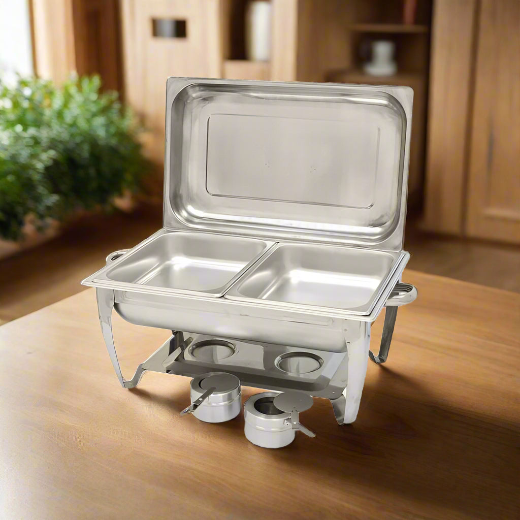 Chafing Dish Warmer 2x 1/2 Steam Pan S/S