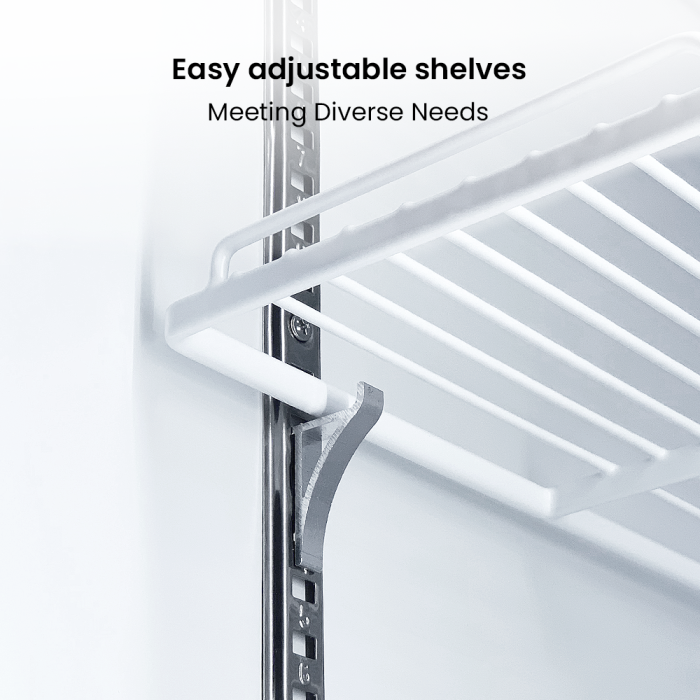 Thermaster Single Glass Door Colourbond Upright Drink Fridge White - LG-540P