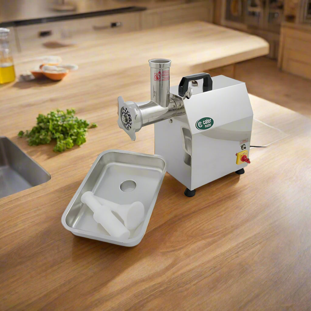 900W Meat Mincer - Stainless Steel Commercial Mincing Machine