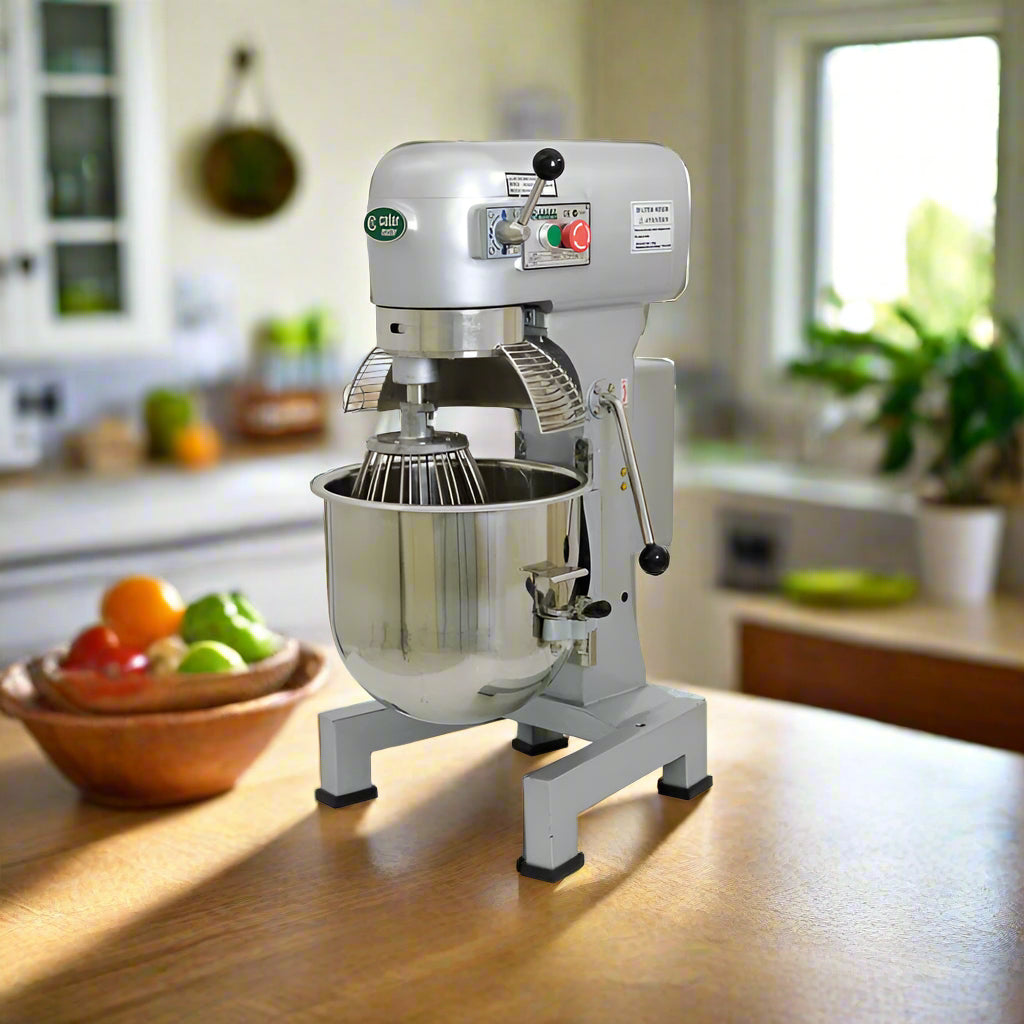 20L Commercial Dough Mixer 1.1kW, 3 Speed Vertical Mixers