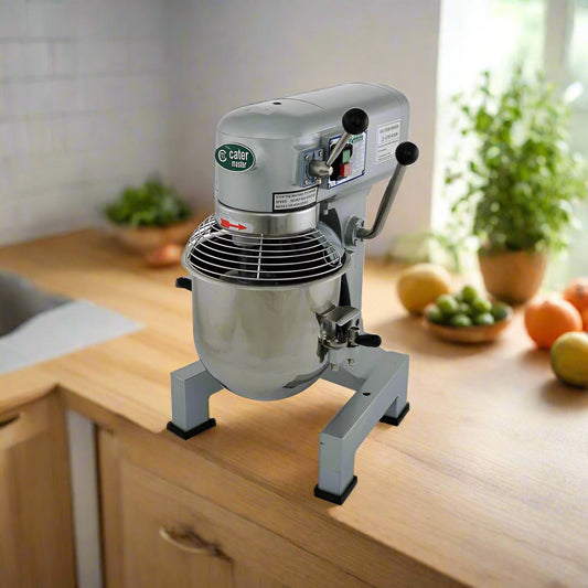 10L Commercial Dough Mixer 600W, 3 Speed Vertical Mixers