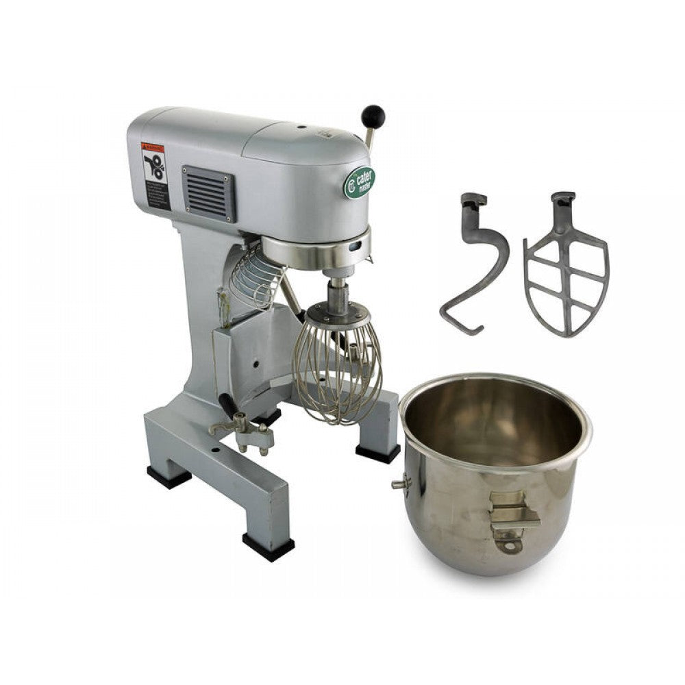10L Commercial Dough Mixer 600W, 3 Speed Vertical Mixers