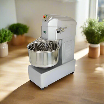66L Commercial Dough Mixer - 2.1kW, 3 Speed Spiral Food Mixers