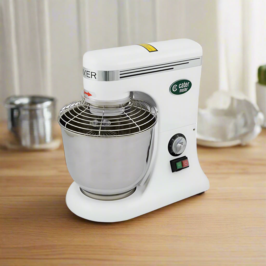 7L Commercial Dough Mixer 325W, Benchtop Vertical Mixers