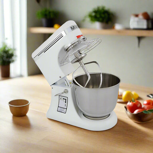 7L Commercial Dough Mixer 325W, Benchtop Vertical Mixers