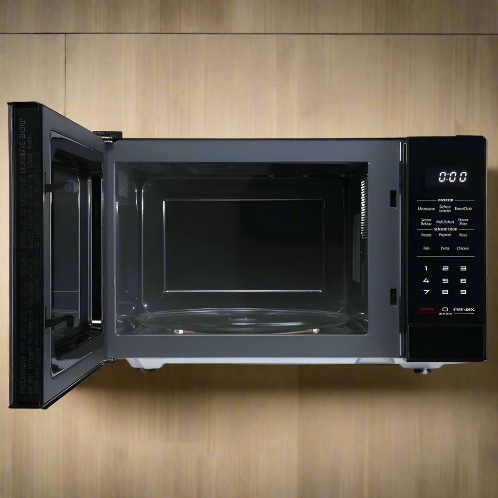 34L Inverter Microwave Oven - 8 Auto Menus - 1200W - Black - MIDEA