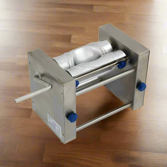 Commercial Filled Pastry Turnover Maker - Stainless Steel - Manual Crank Machine