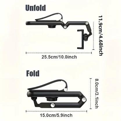 Rotatable 1080-Degree Sun Visor Smartphone Holder