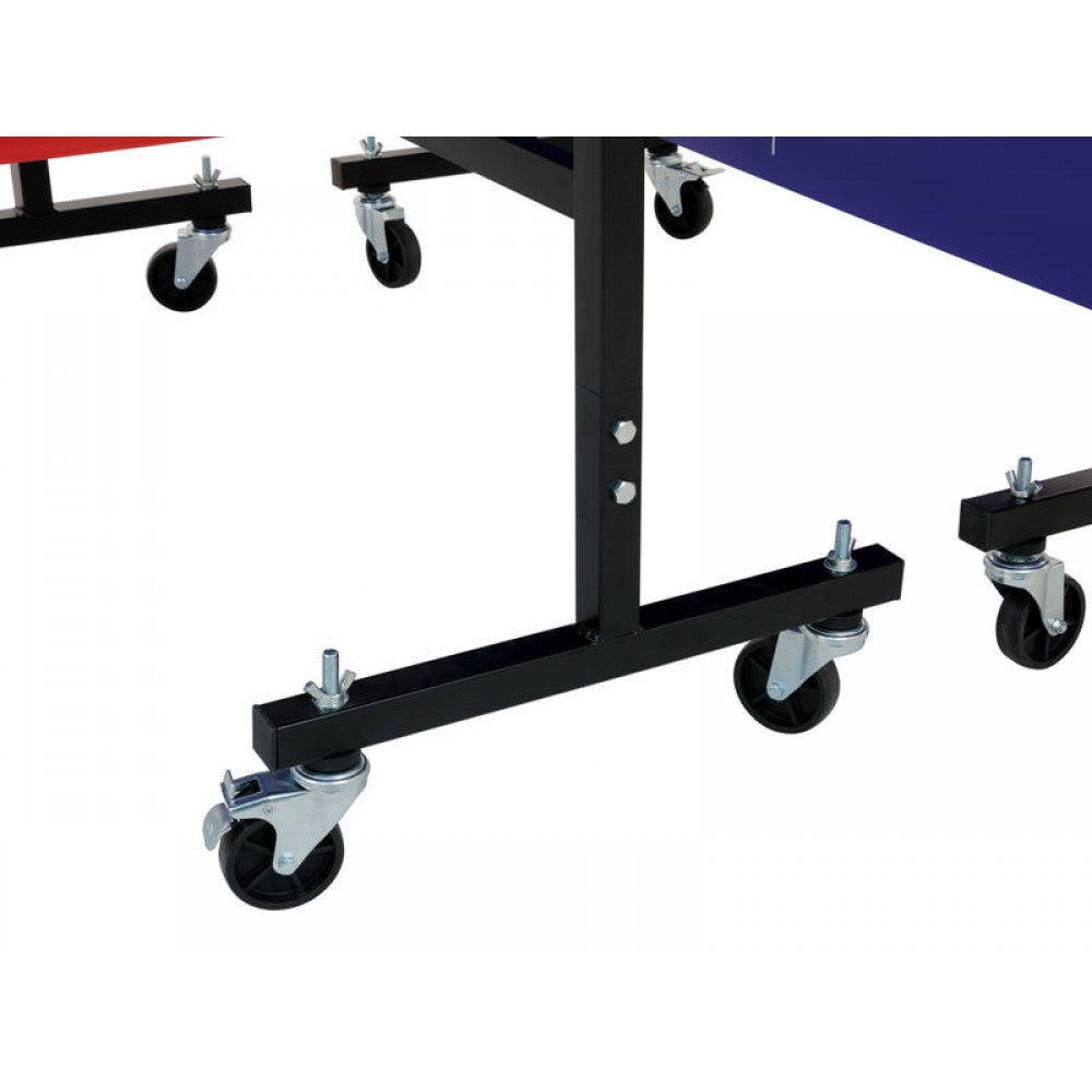 Table Tennis Table - Full Size 2 Section Ping Pong on Wheels - 2.74m x 1.52m