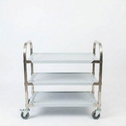 3 Tier Stainless Steel Utility Serving Cart