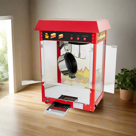 Commercial Popcorn Machine - 1.35kW - 2 Minute Cook Time