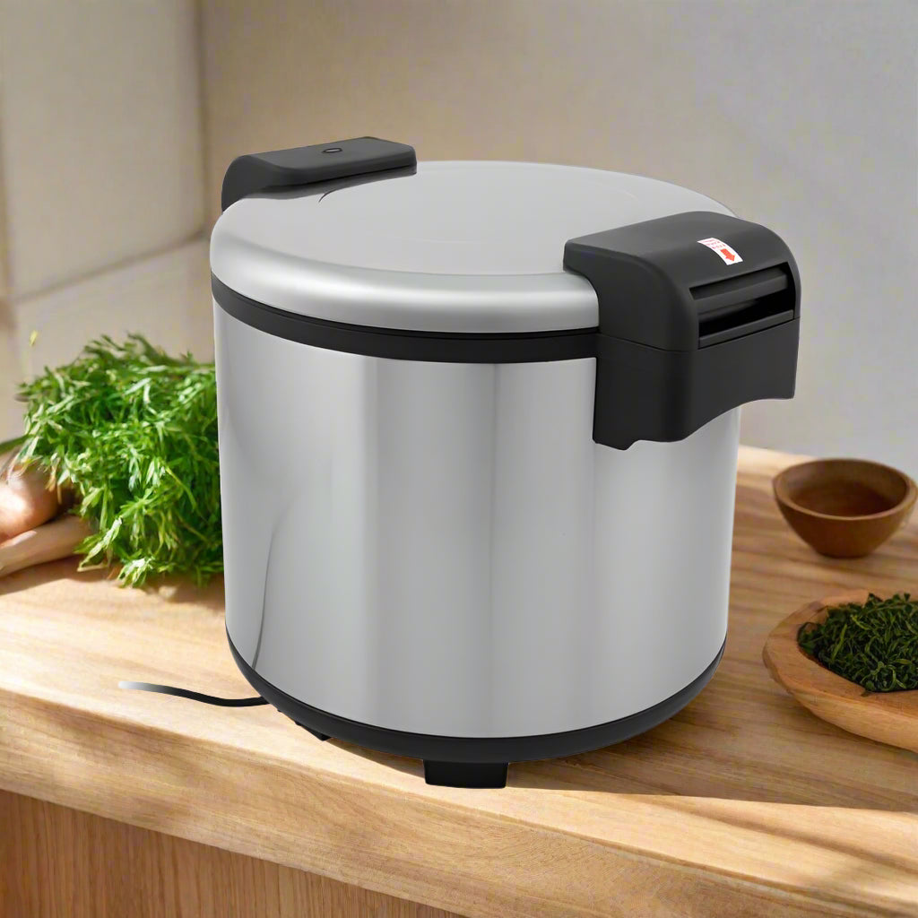 13L Stainless Steel Rice Warmer Pot - 48hr Warming - Non Stick Inner