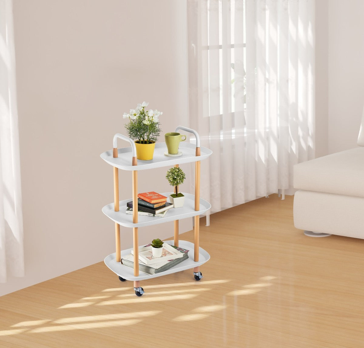 Nice Storage Trolley 3 Tier Storage Trolley – Big Bazaar