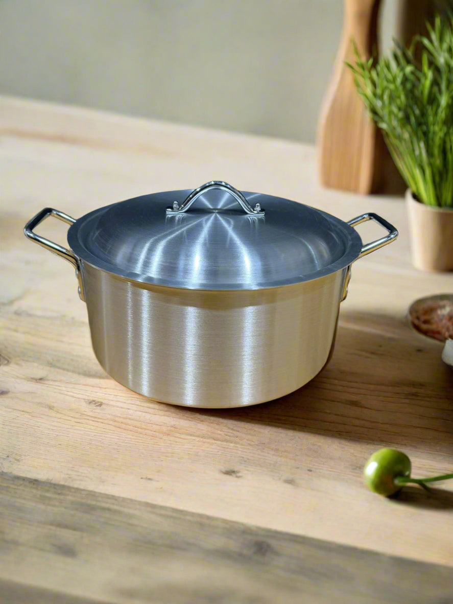 5 set Aluminum Stock Pot with Lid