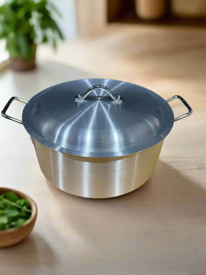 5 set Aluminum Stock Pot with Lid