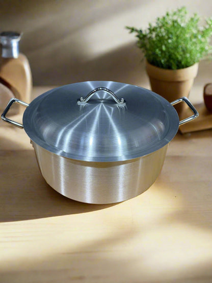 5 set Aluminum Stock Pot with Lid