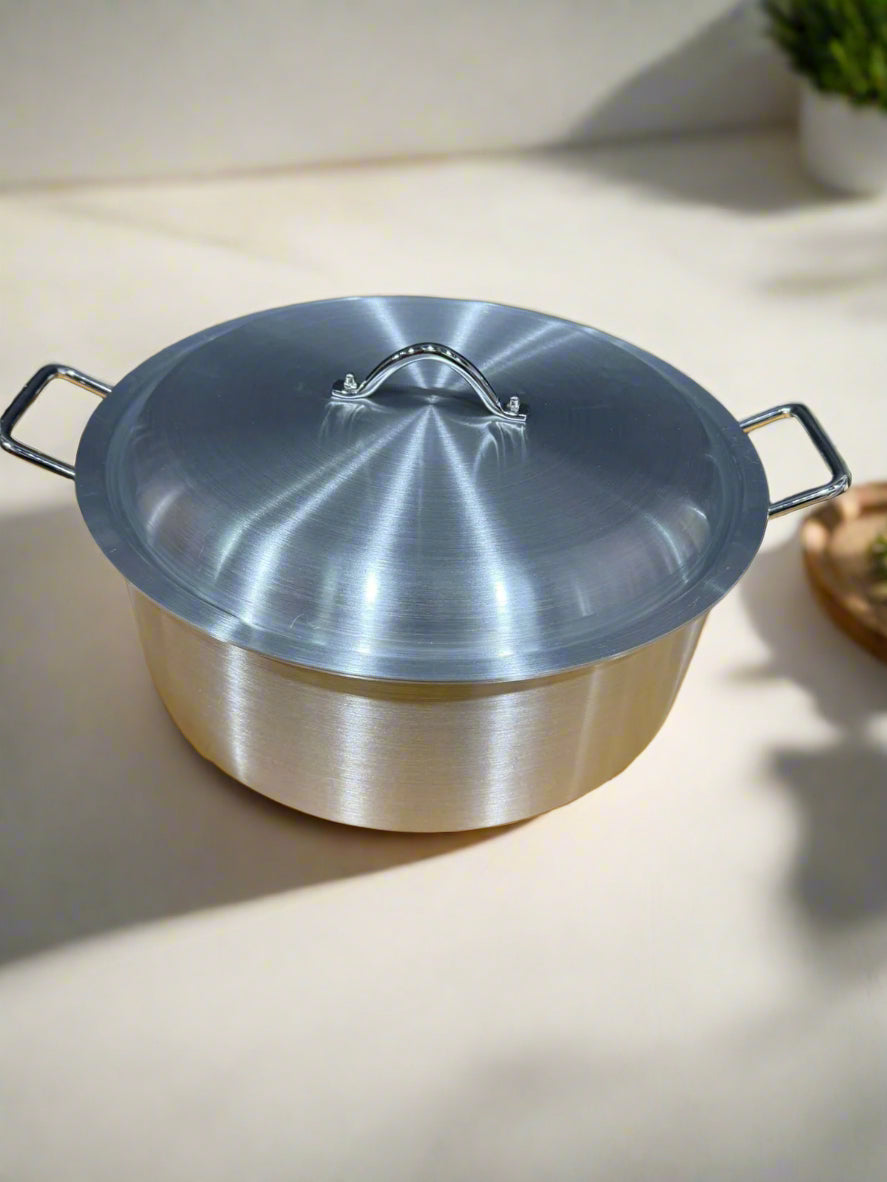 5 set Aluminum Stock Pot with Lid