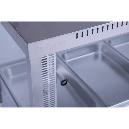 Bonvue Angled Countertop Wet and Dry Bain Marie BM11TC