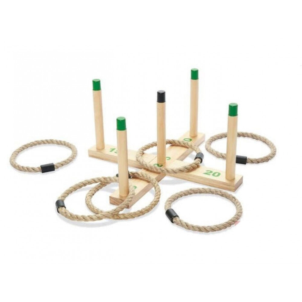 Wooden Ring Toss Game Set