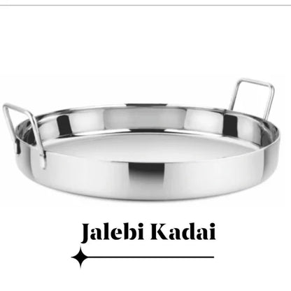 Stainless Steel - jalebi kadhai