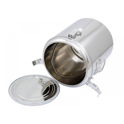20L Stainless Steel Hot Pot with Locking Lid and Side Handles