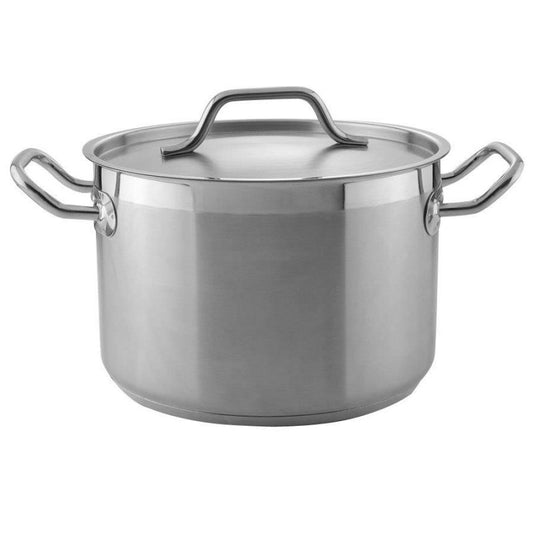 Stock Pot 34L with Lid Stainless Steel