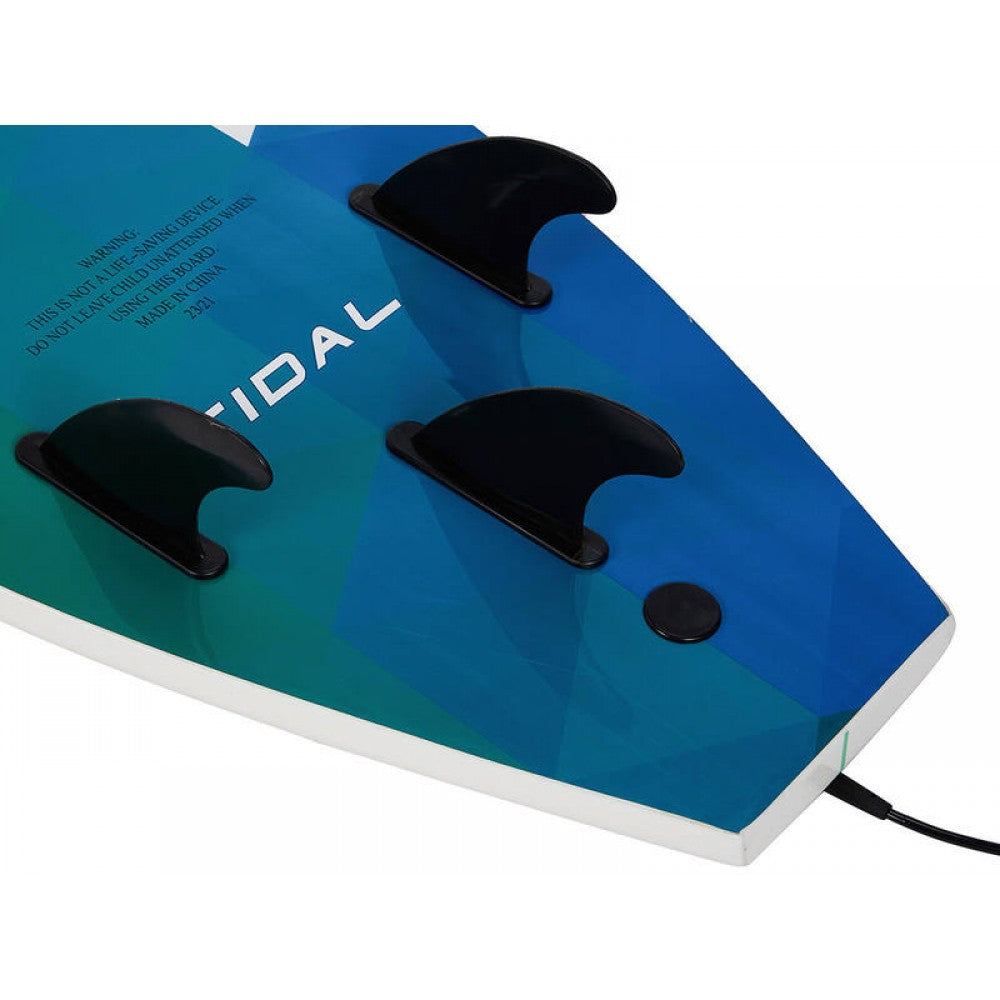 5ft 5" Kids Surfboard | 1.65m Surf Board - Black / White