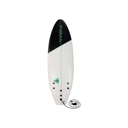 5ft 5" Kids Surfboard | 1.65m Surf Board - Black / White