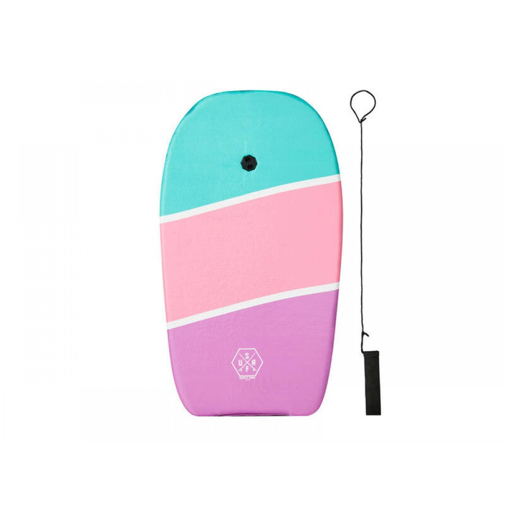 Body Board 83cm - Wave & Surf Boogie Boards - Pink, Green & Purple