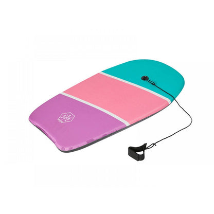 Body Board 83cm - Wave & Surf Boogie Boards - Pink, Green & Purple
