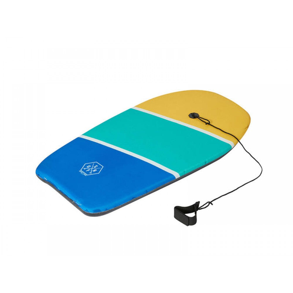 Body Board 83cm - Wave & Surf Boogie Boards - Blue, Green & Yellow