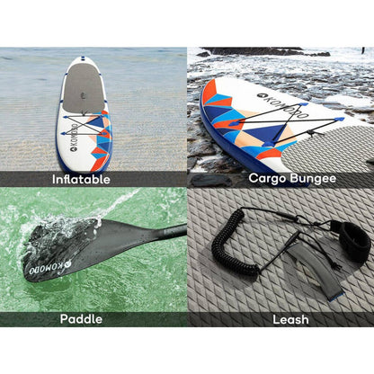 3.15m Inflatable Stand Up Paddle Board with Accessories - 10'4" SUP