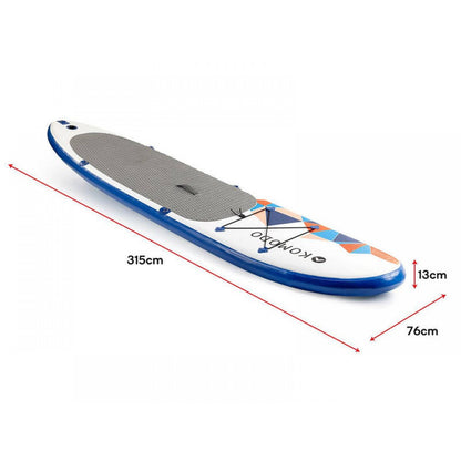 3.15m Inflatable Stand Up Paddle Board with Accessories - 10'4" SUP
