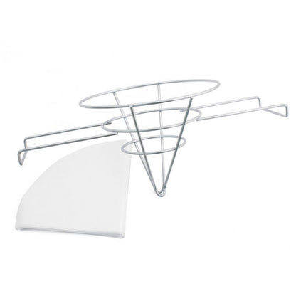 10" Fry Oil Filter Holder + 50 Paper Cones