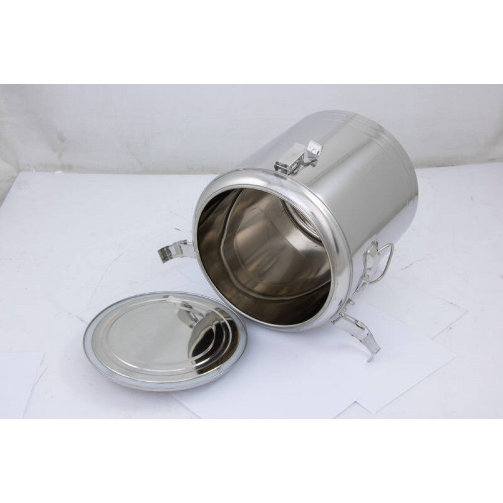20L Stainless Steel Hot Pot with Locking Lid and Side Handles