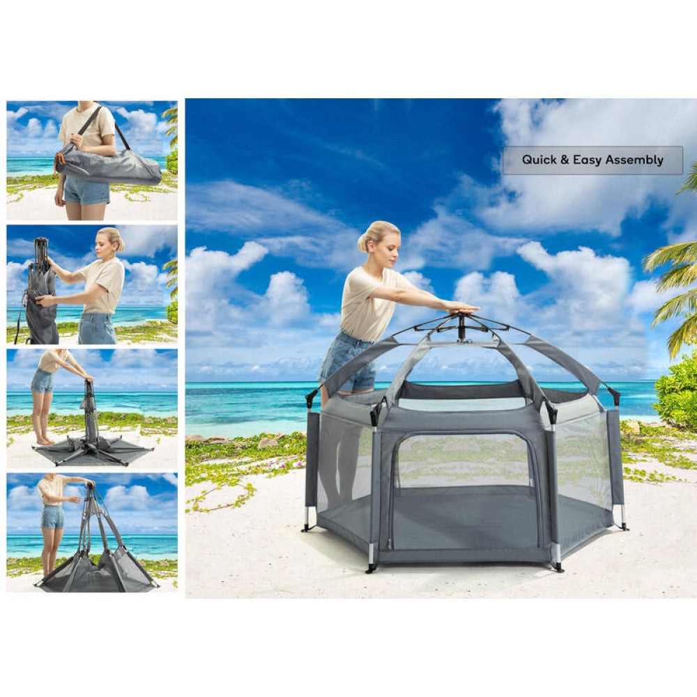 Instant Pop-Up Kids Playpen - Indoor or Outdoor - 150cm x 100cm