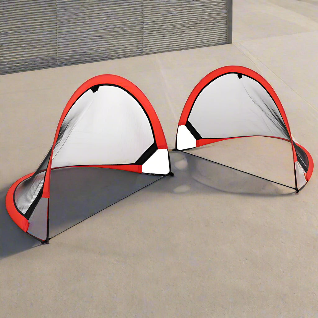 Twin Soccer Goals Portable Goal Set