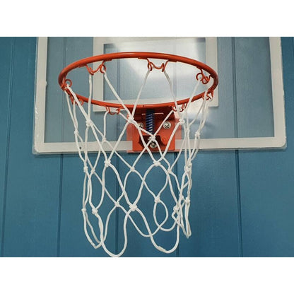 Basketball Hoop and 45cm x 30cm Backboard with Ball - Door Mounted