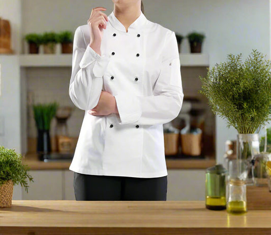 Chefs Ladies L/Sleeve Jacket - Size 14