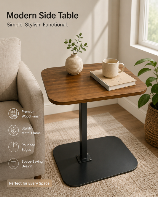 MULTIFUNCTIONAL MOVABLE SIDE TABLE
