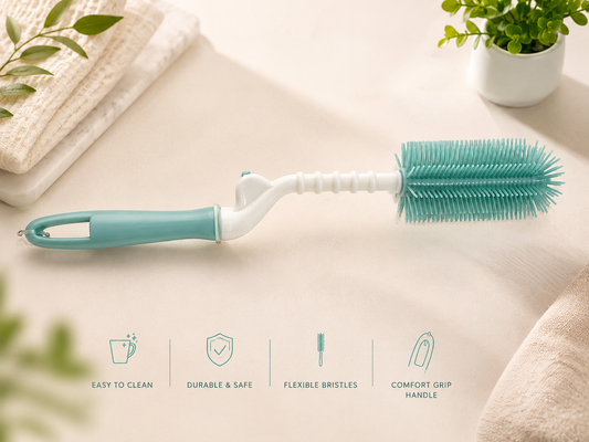 BRUSH CLEANER CUPS AND BOTTLE