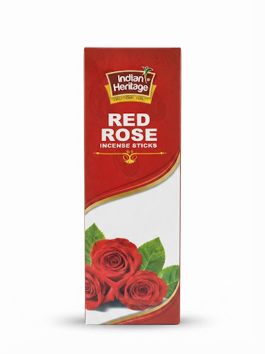 Red Rose Indian Heritage Incense Sticks