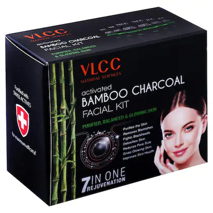 VLCC Activated Bamboo Charcoal Facial Kit - 60g