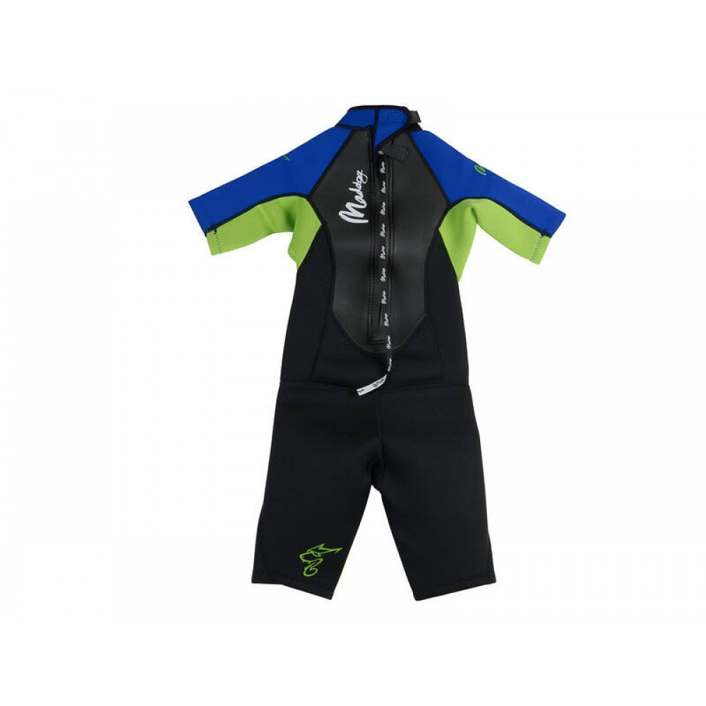 Maddog WS4 Boys Superstretch Springsuit 2mm Blue/Black Size 6